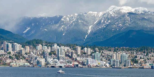 North Vancouver - ocean and mountains