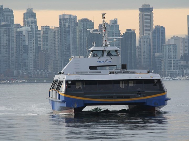 SeaBus -  a passenger ferry that connects Downtown Vancouver and North Vancouver across the Burrard Inlet.